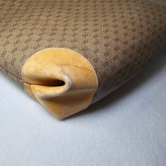 Gucci Vintage Supreme Web Sherry Line Tote Beige Red 002 904 0131 *AS IS* - Picture 6 of 12